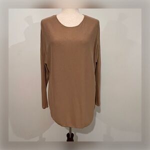 MICHAEL KORS Tan Camel Knit Pullover Sweater